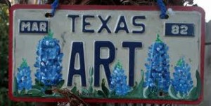 texas art license