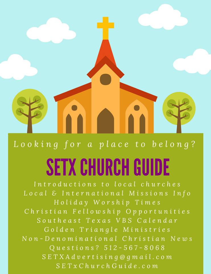 Church Directory Beaumont TX, church information Lumberton TX, Golden Triangle Christian news